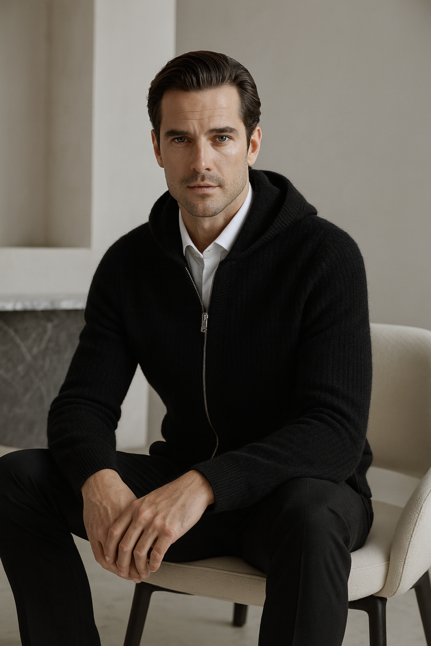 Sorrano | Cashmere Zip Hoodie
