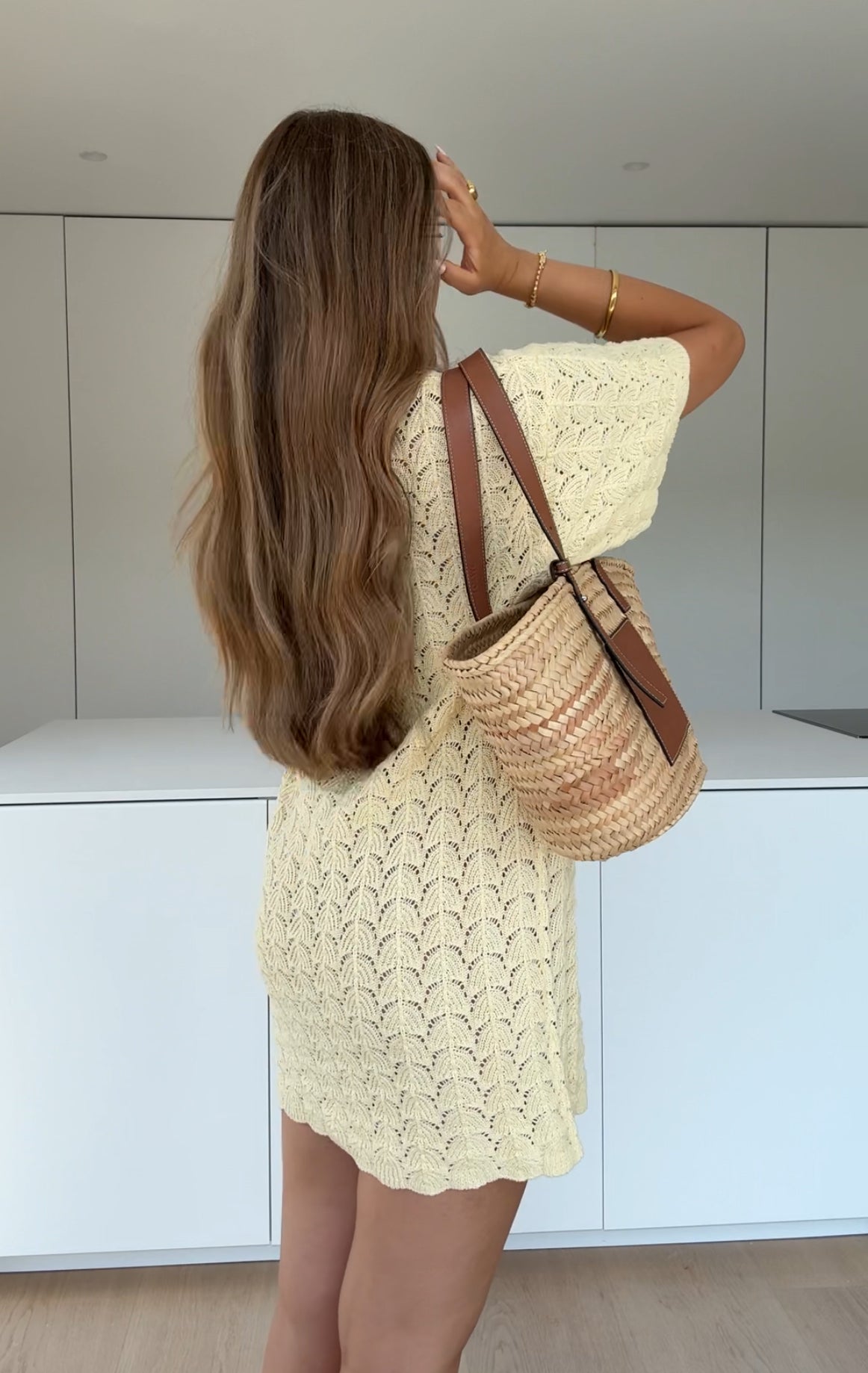 Sylvia™ | Häkeldress in Zitronengelb