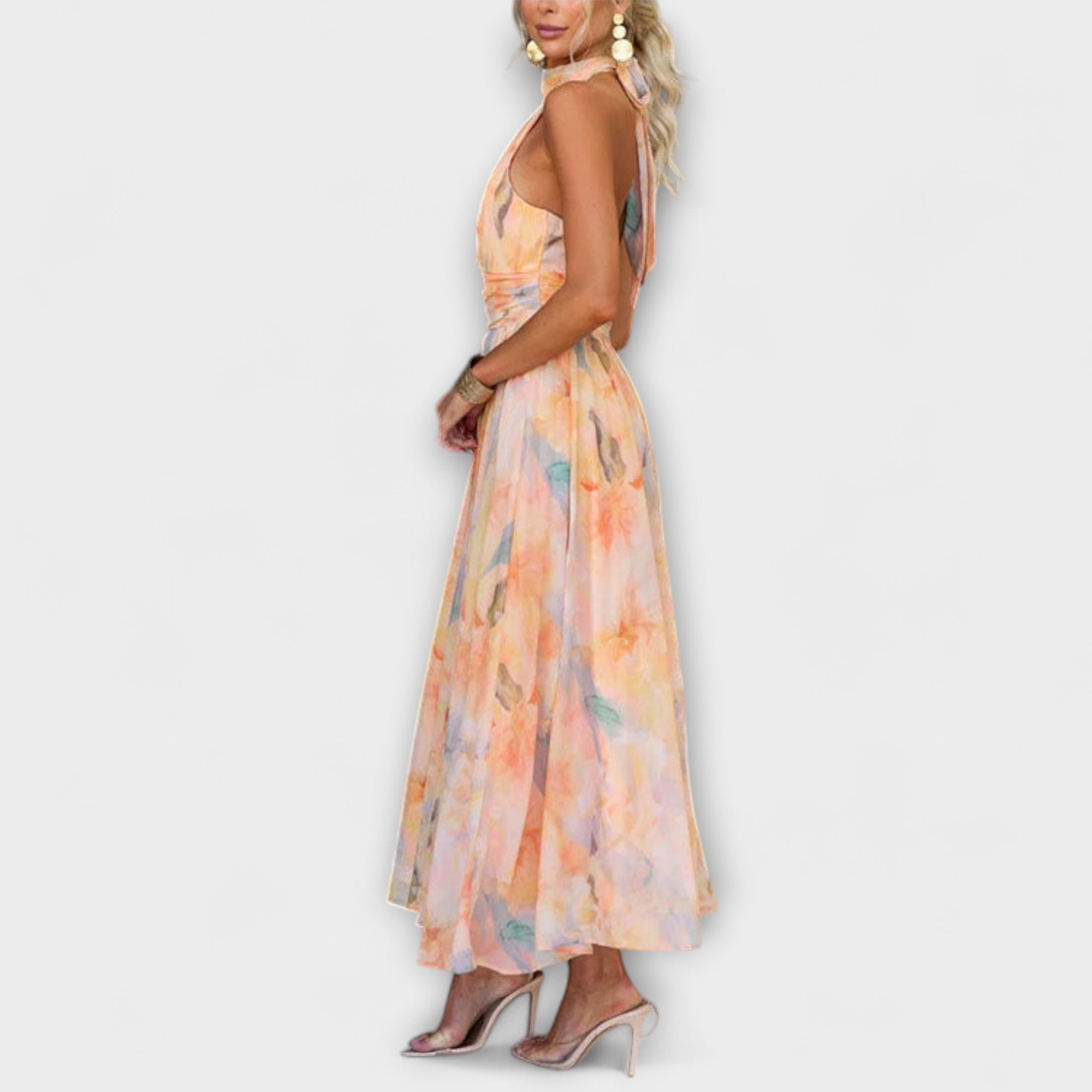 Elettra – Maxikleid mit Neckholder