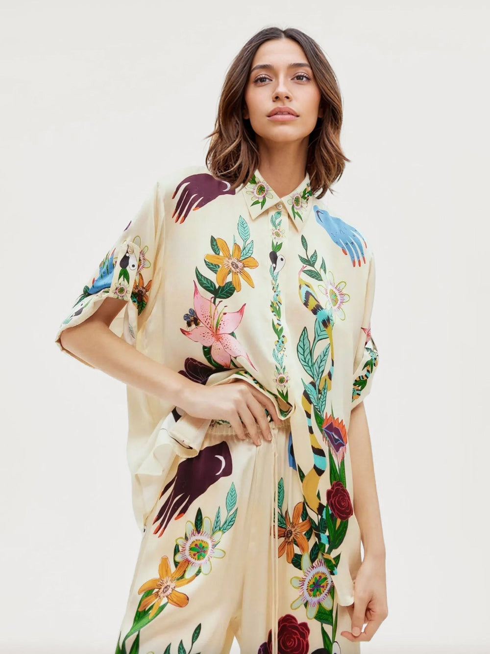 Elvara | Raffiniertes Satin-Set