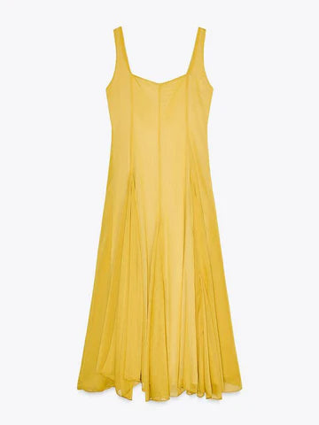 Isabella™ | Abendkleid mit Trägern & Karree-Ausschnitt