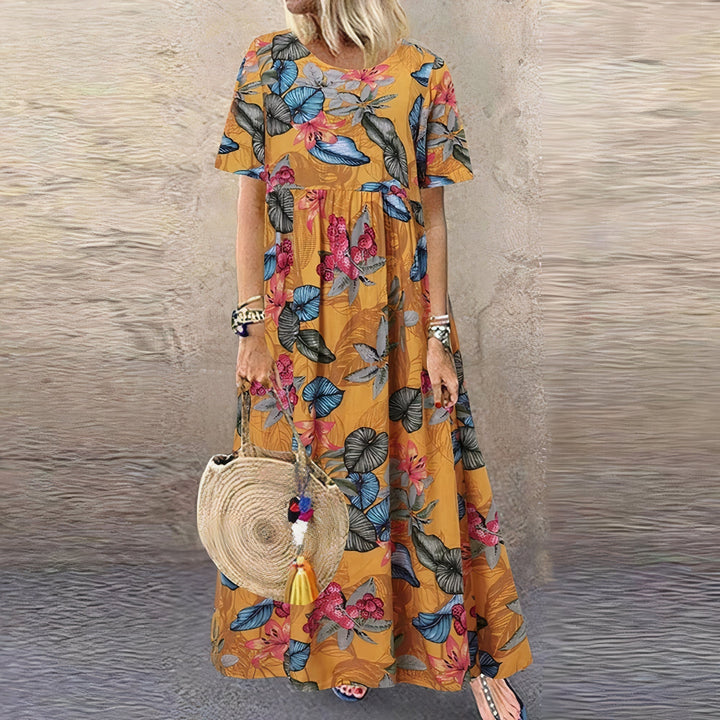 FLORA | Elegantes und Lebhaftes Blumenkleid