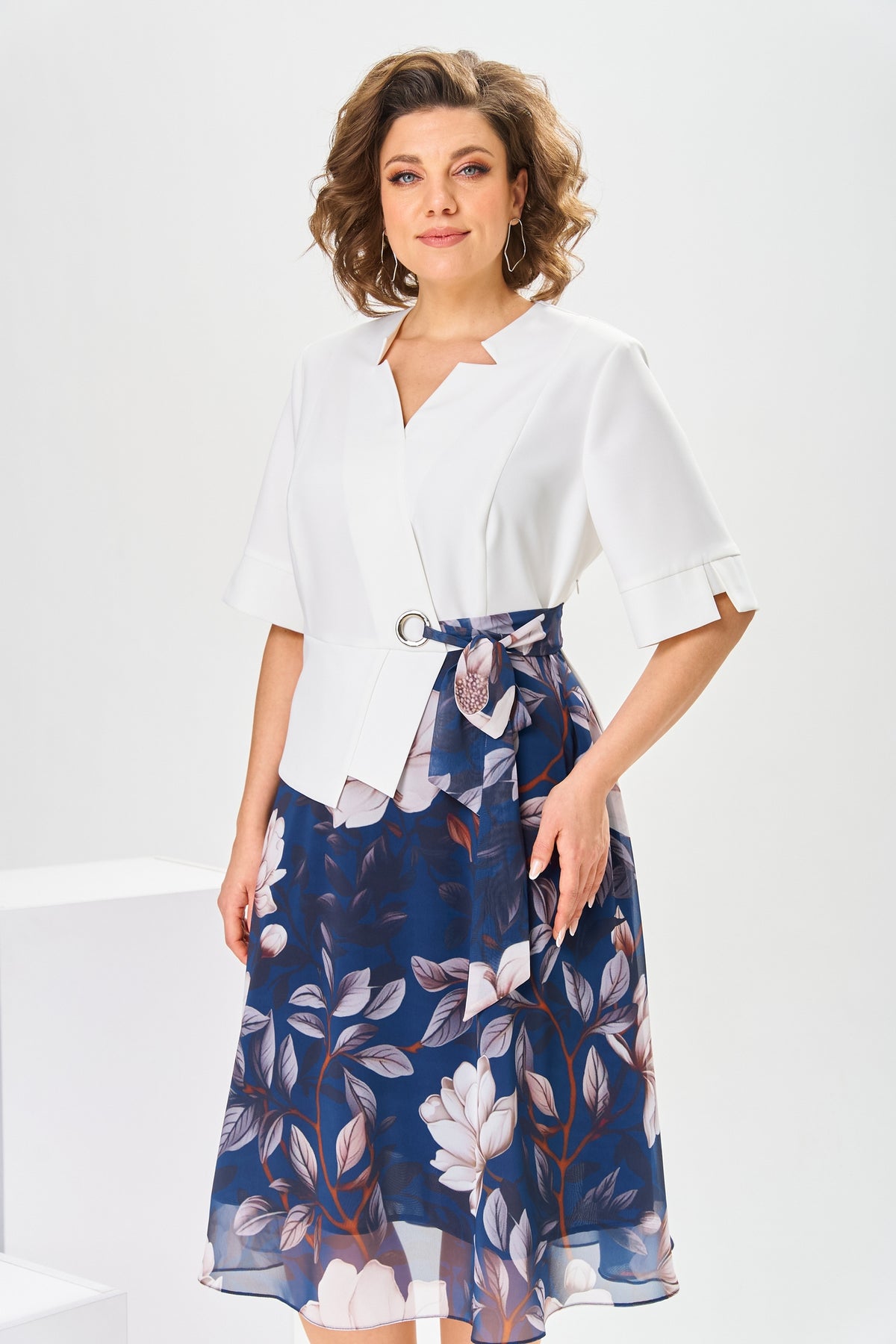Logan™ | Premium Kleid aus Baumwolle und Seide