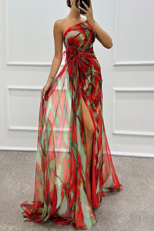 Naomi | Lebendiges Maxikleid