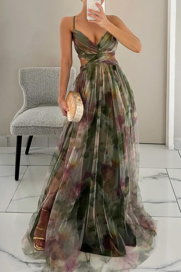 Elena™ | Atemberaubendes Floral Maxikleid