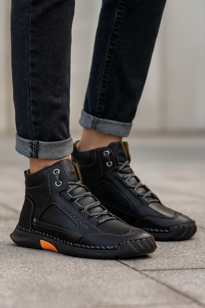 Moriarty | Leder High Top Schuhe