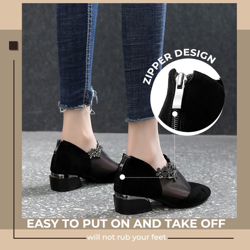 Luna | Pumps Mit Dickem Strassabsatz