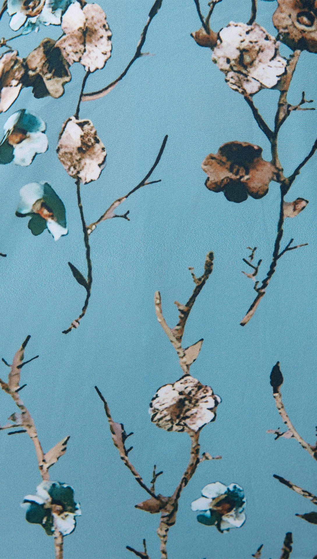 Helena – Kleid mit halblangen Ärmeln und Blumenmuster