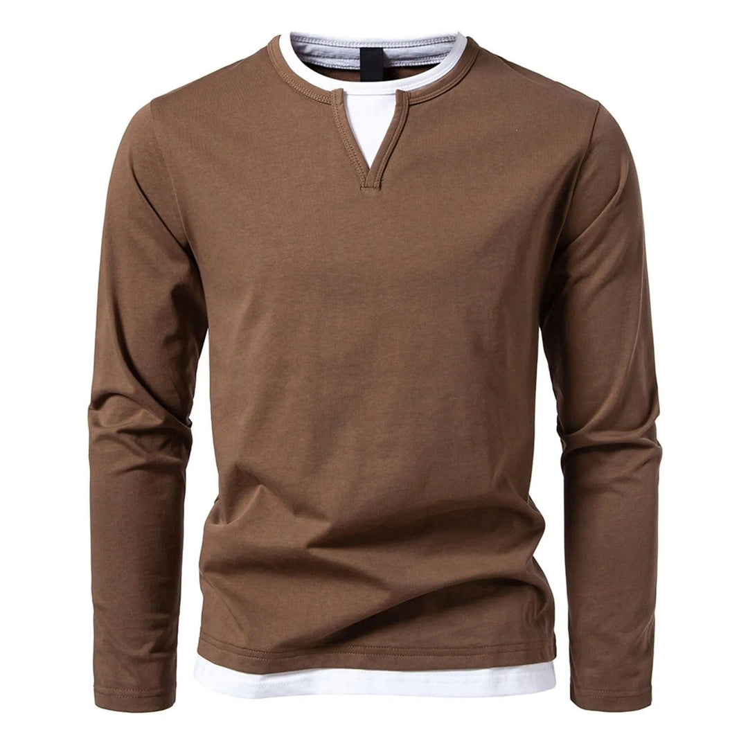 Eden™ | Lässiges Henley-Langarmshirt