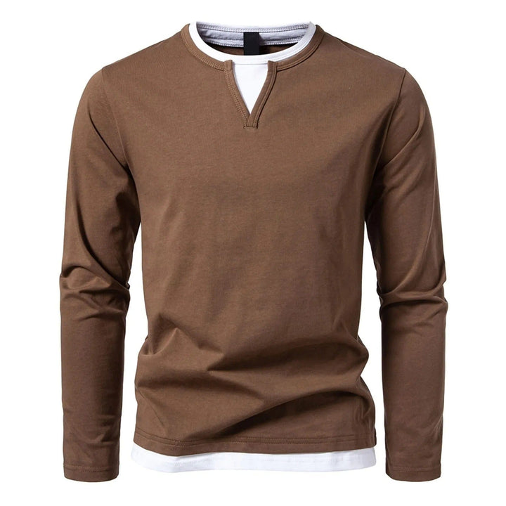 Eden™ | Lässiges Henley-Langarmshirt
