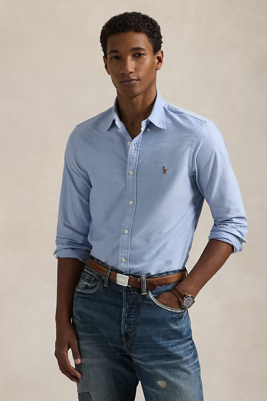 Nikolai Slim-Fit Oxford Shirt
