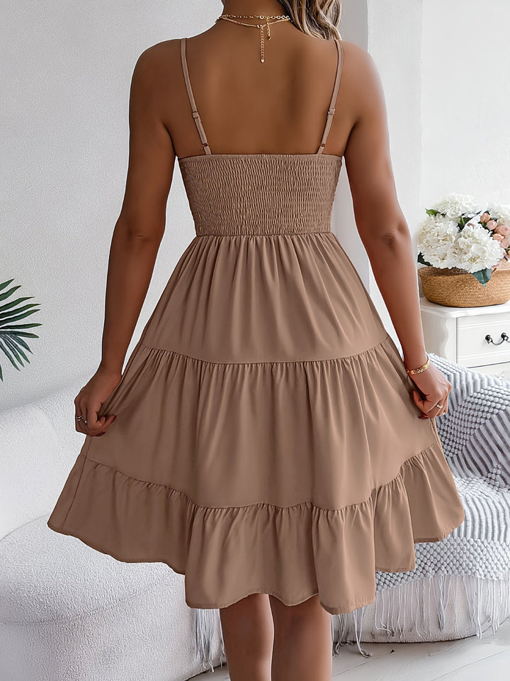 Melina Rüschen-Trägerkleid