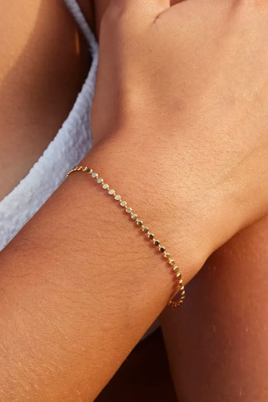Aurelie Fine Delicate Gold-Tone Bracelet Accessory