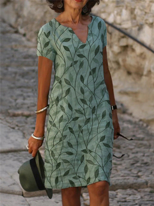 Josette Mini V-Neck Dress