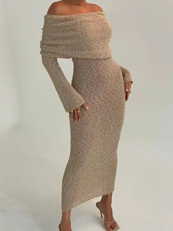 Kenvira™ | Schulterfreies Kleid