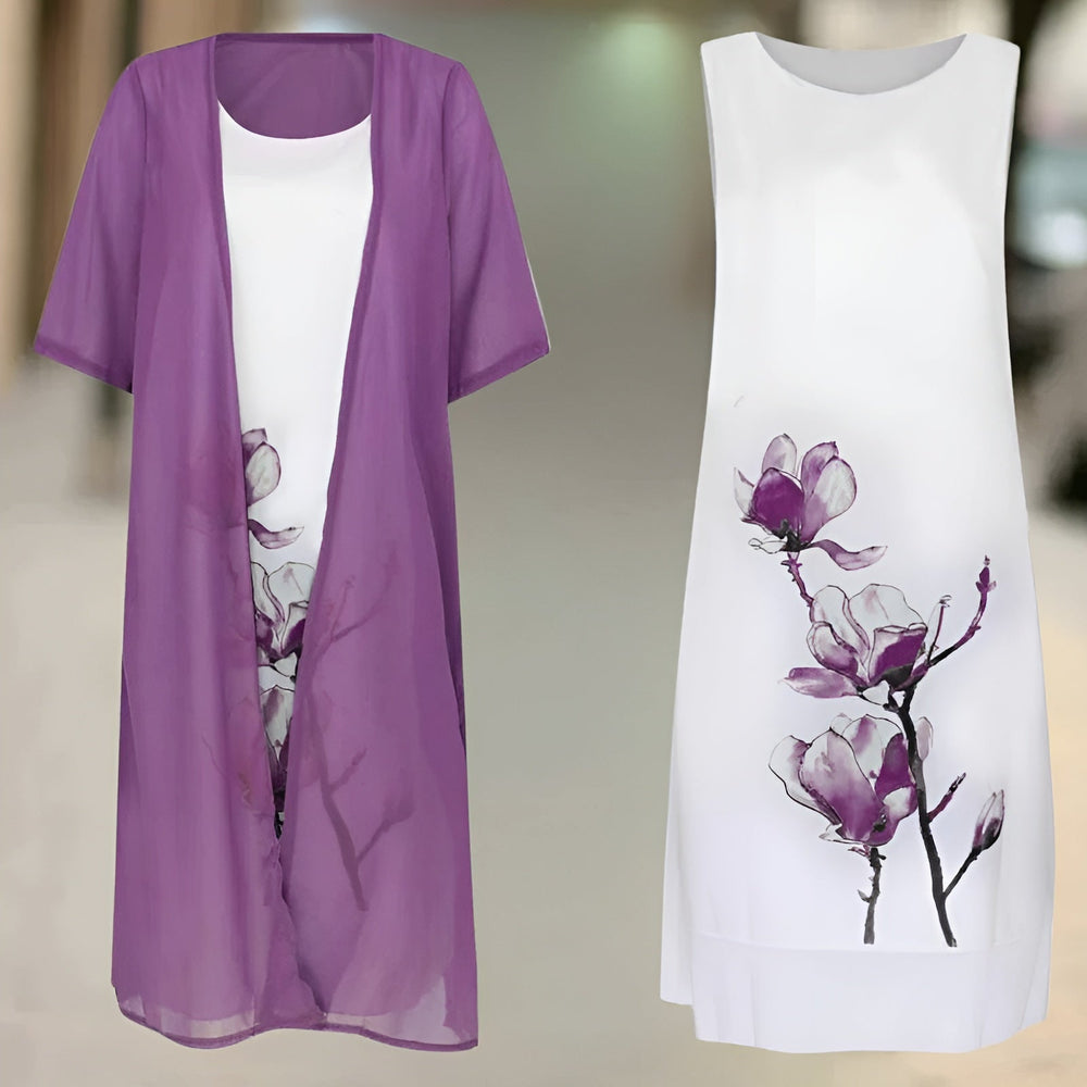 Nova | Elegantes Kleid & Cardigan Set