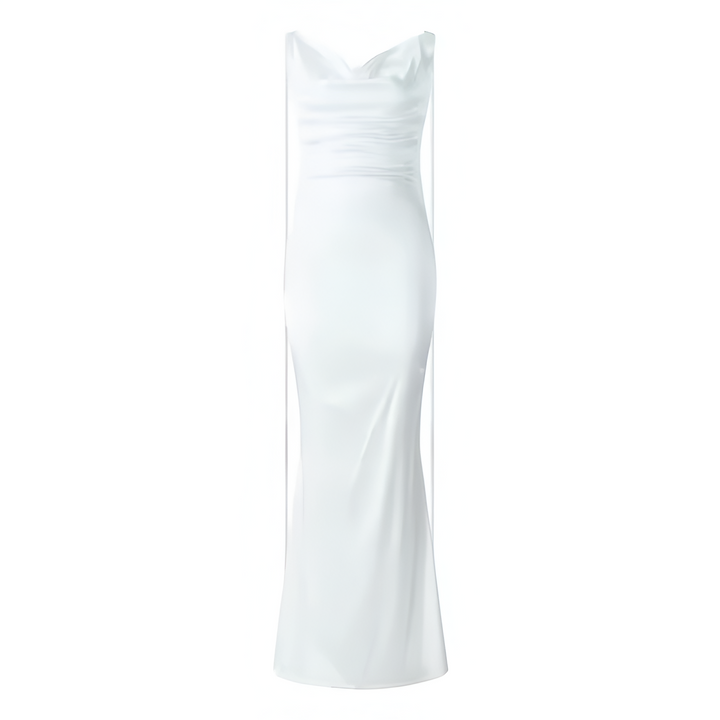 Elegantes Damen-Maxikleid mit schulterfreiem, rückenfreiem Design für den Abend