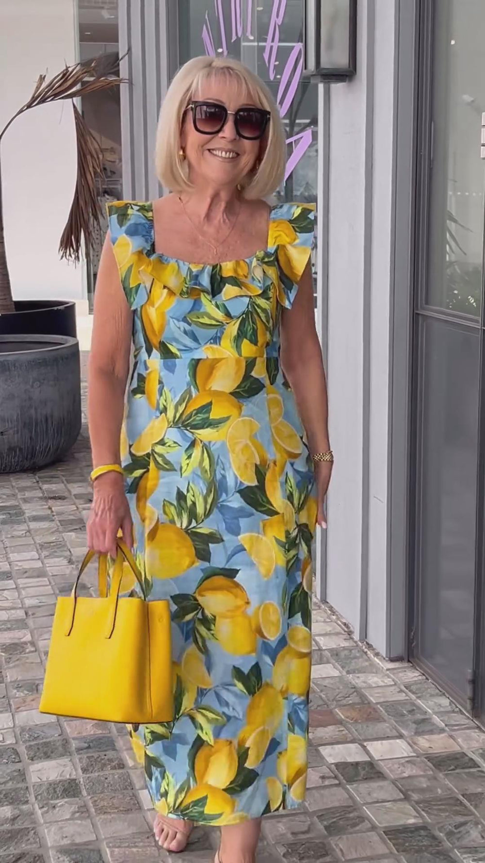 VanDeZaar | Limón | Sommerkleid mit Zitronenprint