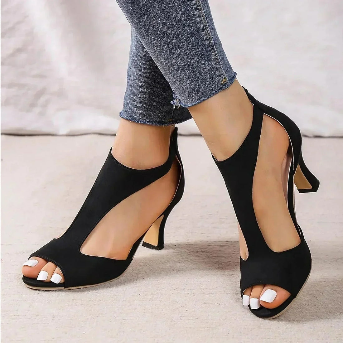 Ivy – Offene Sandalen mit Absatz