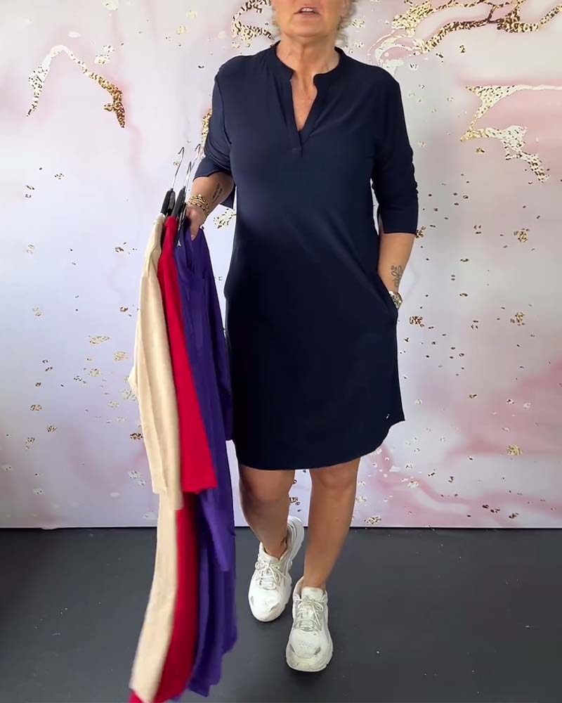 Hanne V-Neck Dress