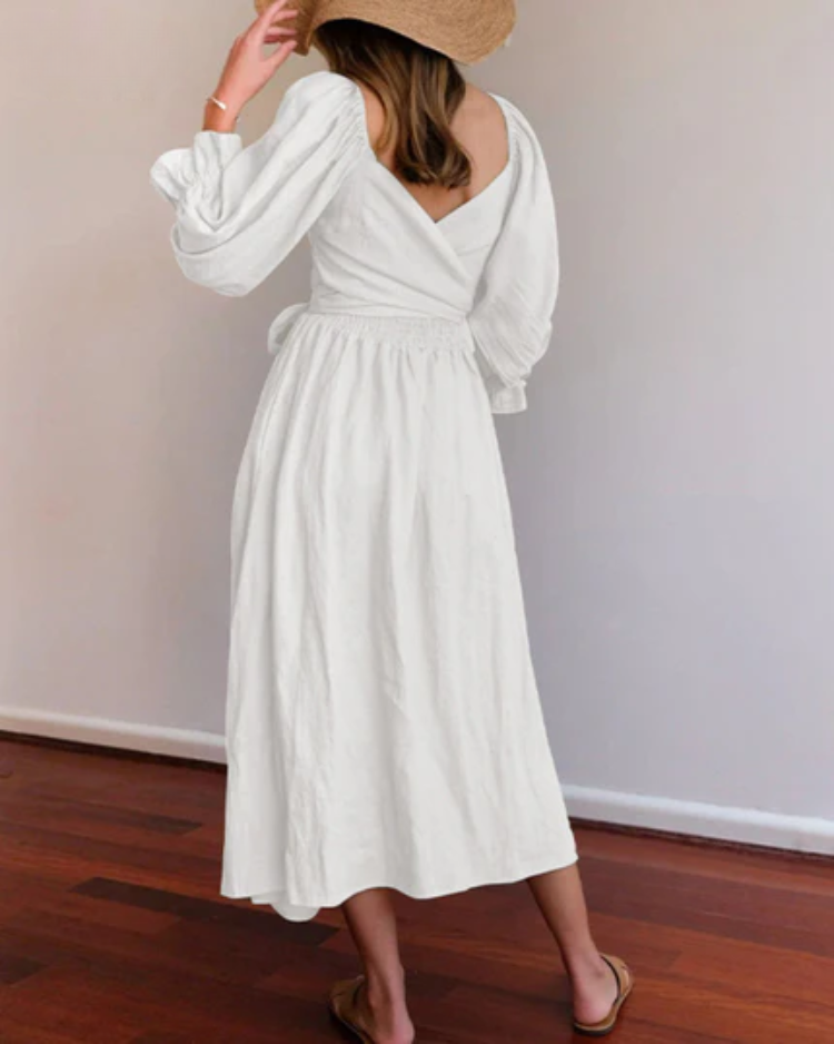 Diana | Kleid mit Rüschenärmeln