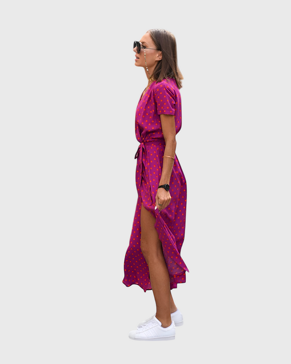 Abim elegantes Baumwollkleid