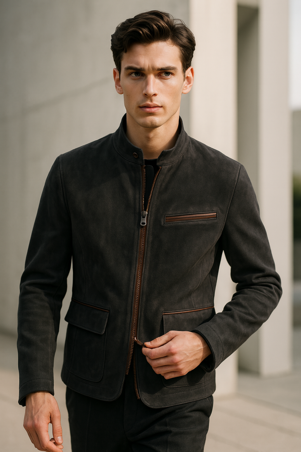 Jared | Giacca in Camoscio