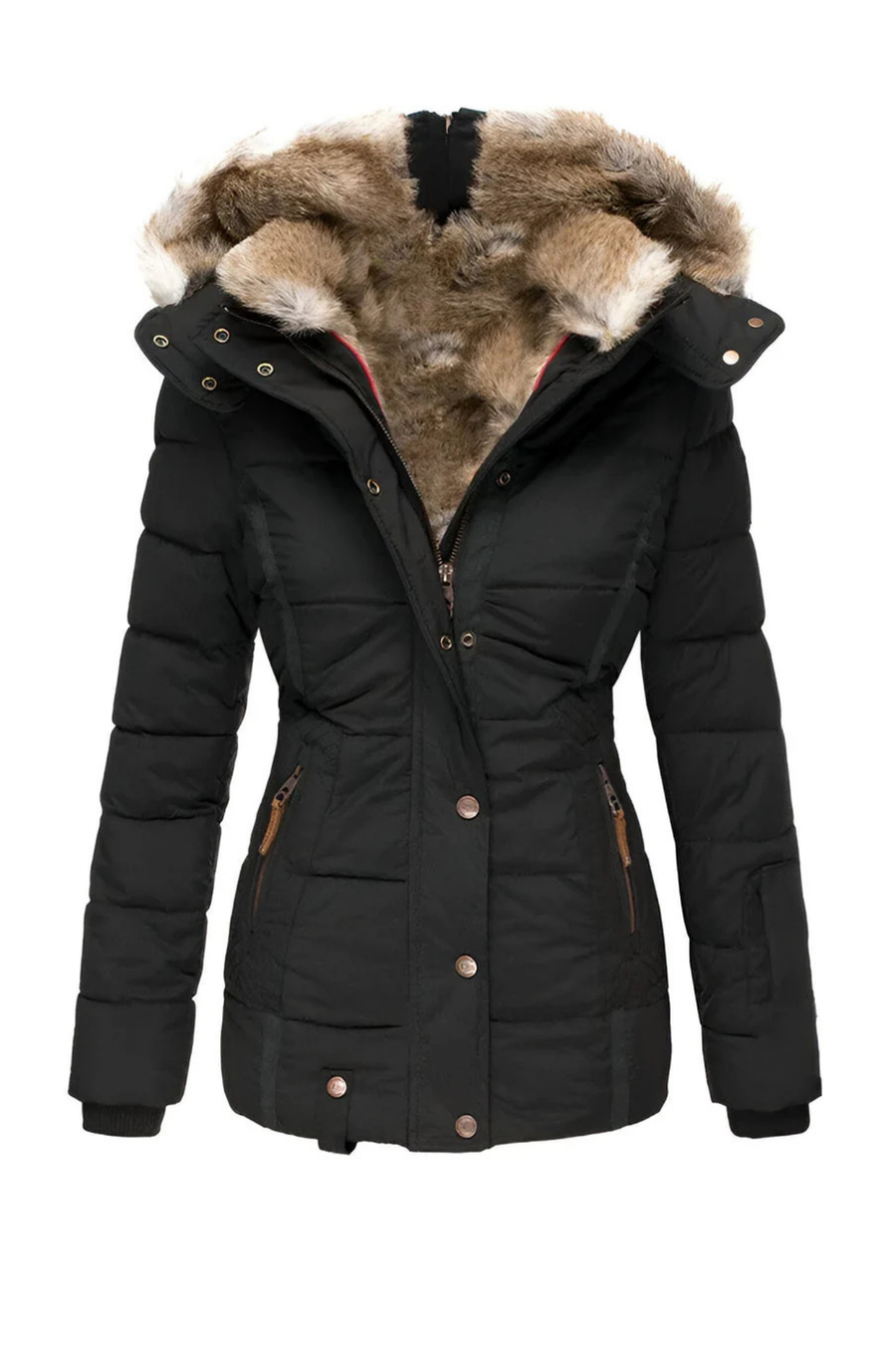 Annabeth Puffer Jacket with Hood
