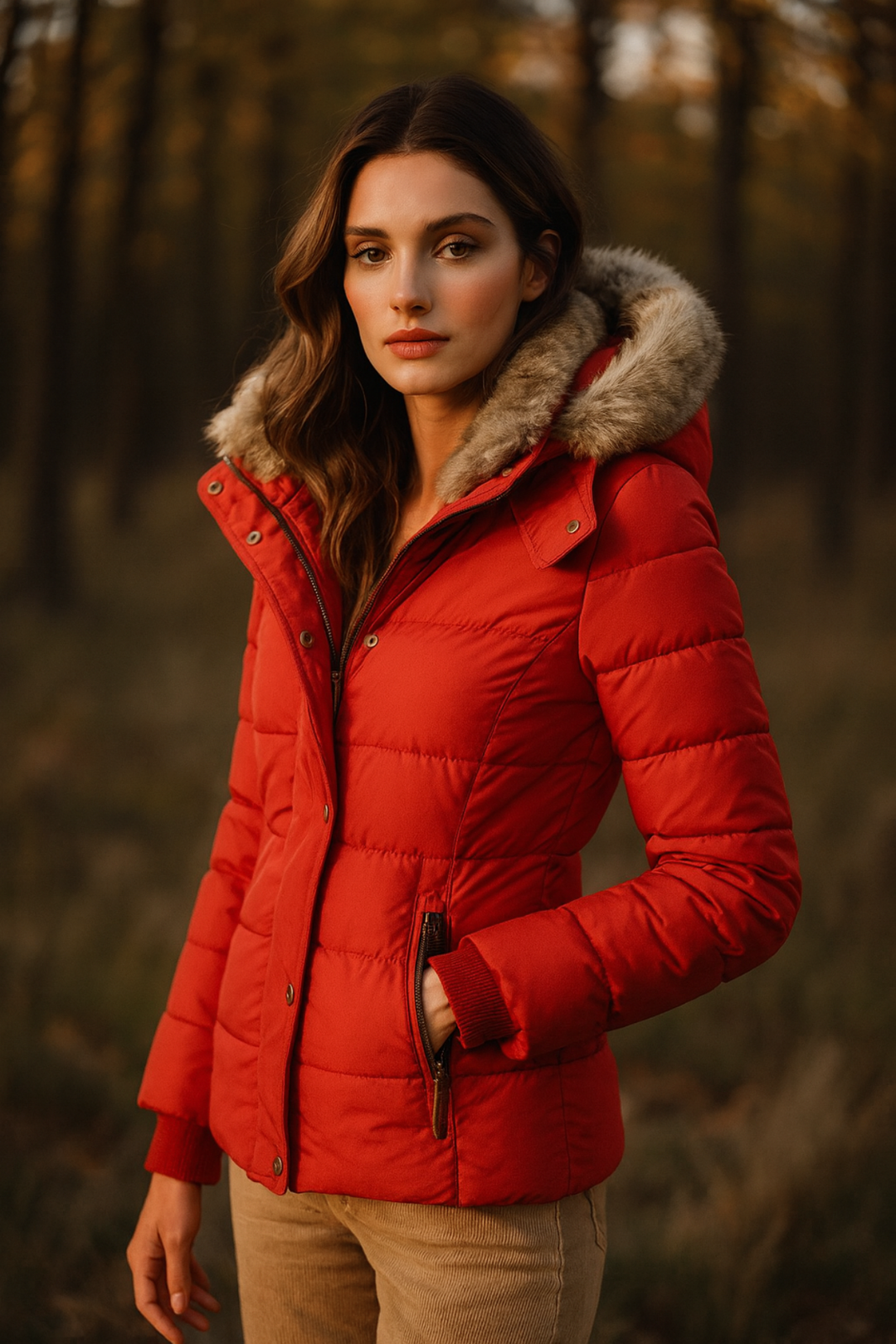 Annabeth | Pufferjacke mit Kapuze