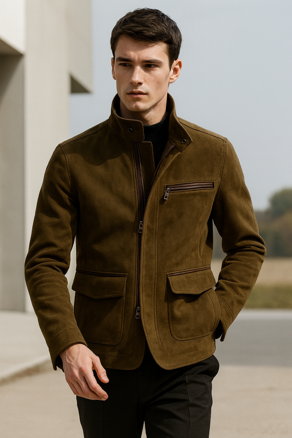 Jared | Giacca in Camoscio