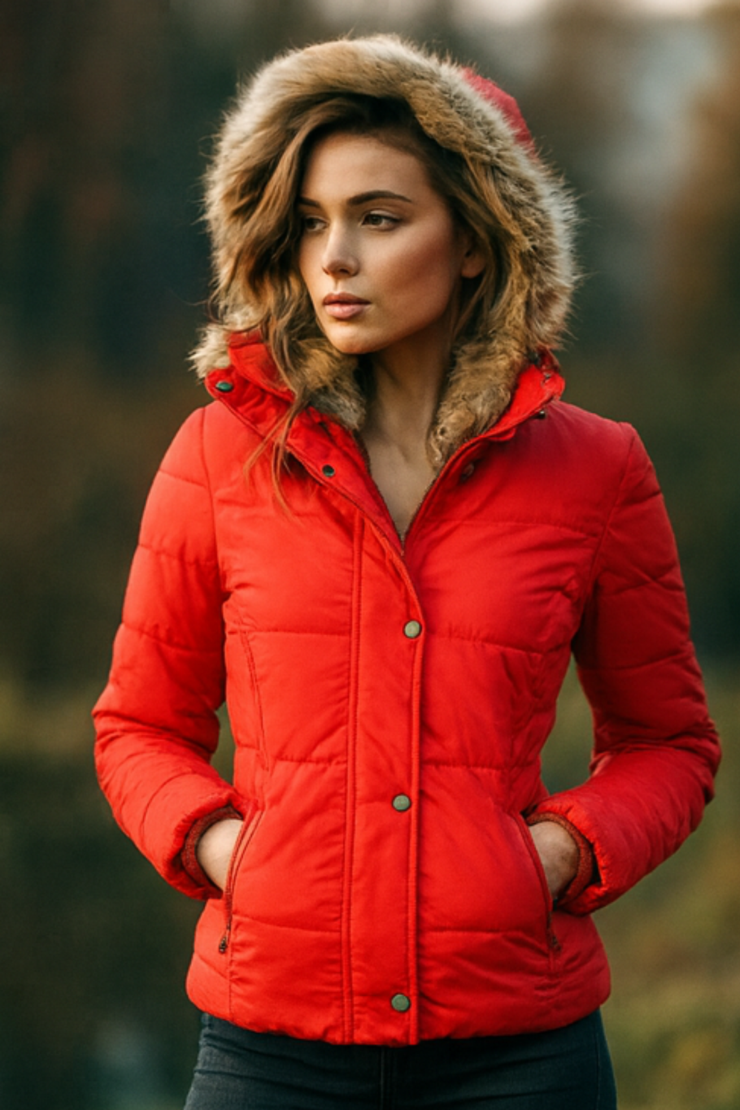 Annabeth | Pufferjacke mit Kapuze