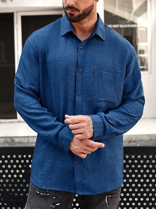 Patrik™ | Lässiges Langarmhemd