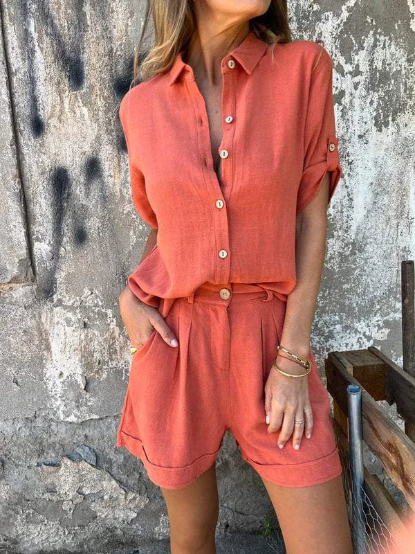 Kinsley™ | Sommerliches Set aus Leinenstoff
