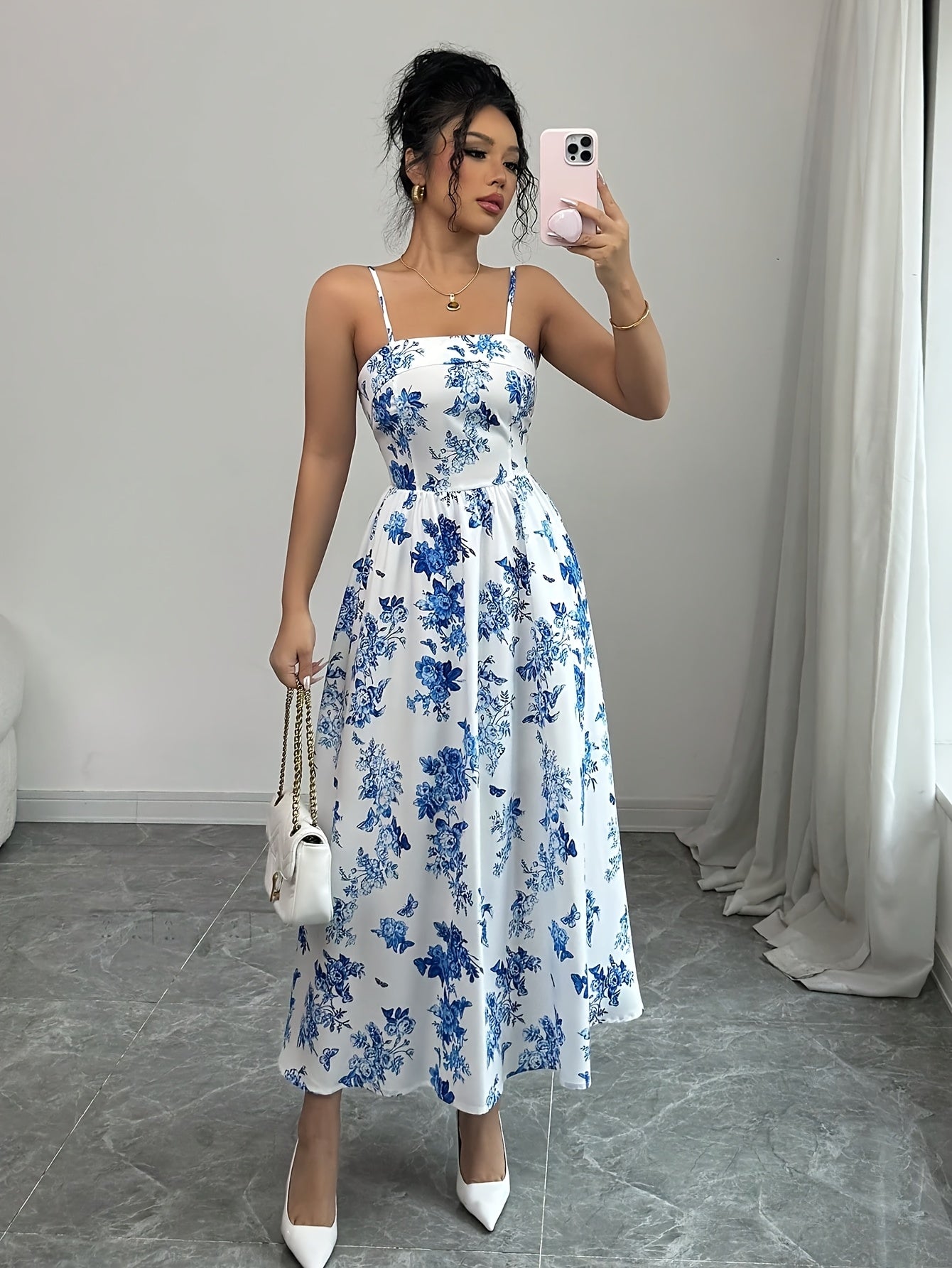 Seraphina – Maxikleid mit Carmenausschnitt