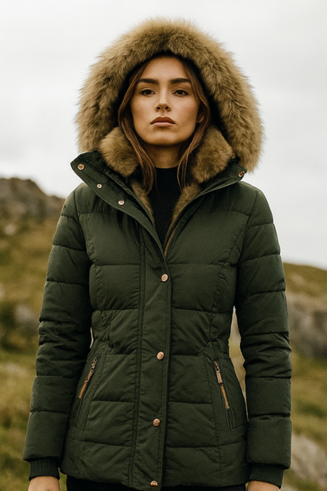 Annabeth | Pufferjacke mit Kapuze