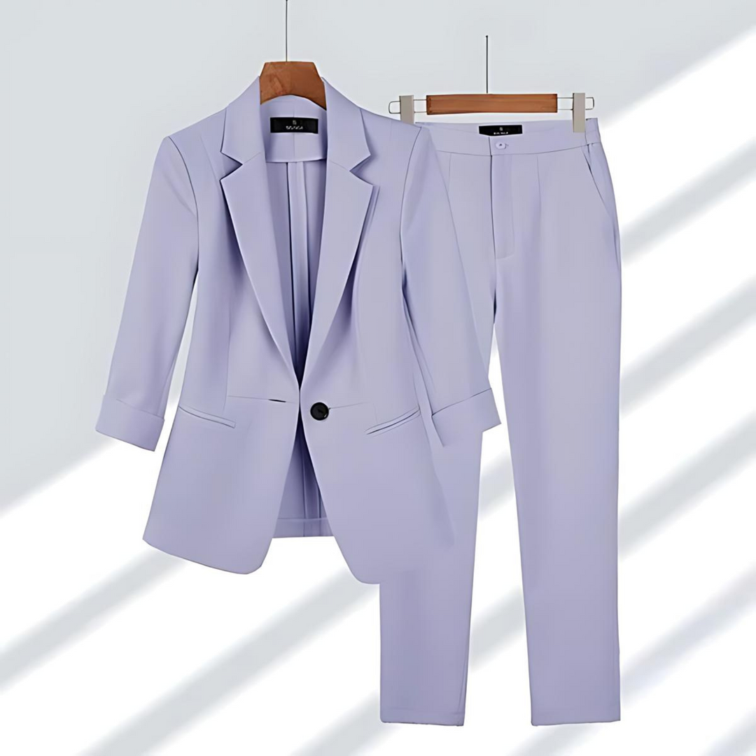 Sola Zweiteiliger Blazer-Set - Lila