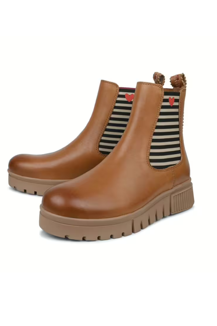 Nelly | Goldbraun Stiefelette