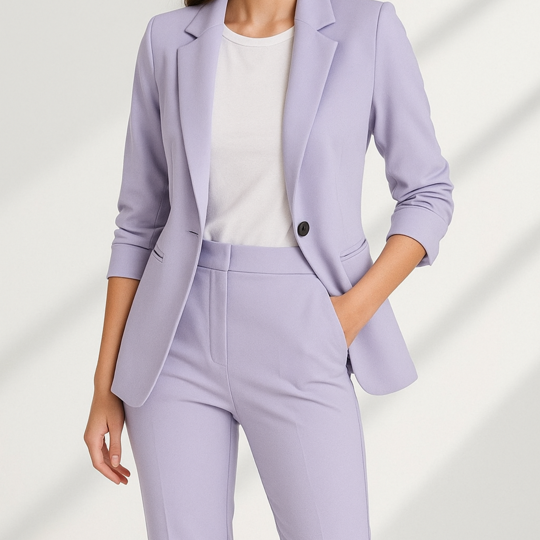 Sola Zweiteiliger Blazer-Set - Lila