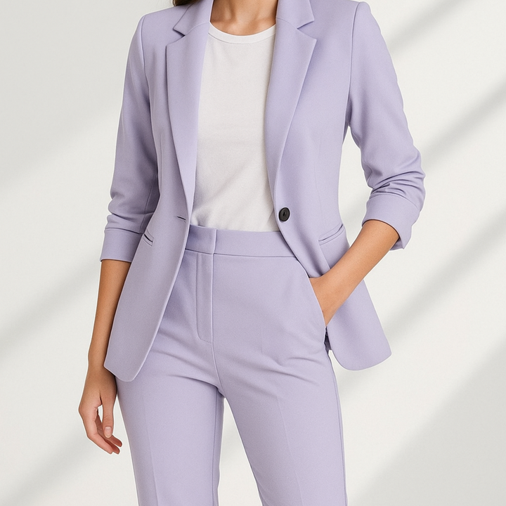 Sola Zweiteiliger Blazer-Set - Lila