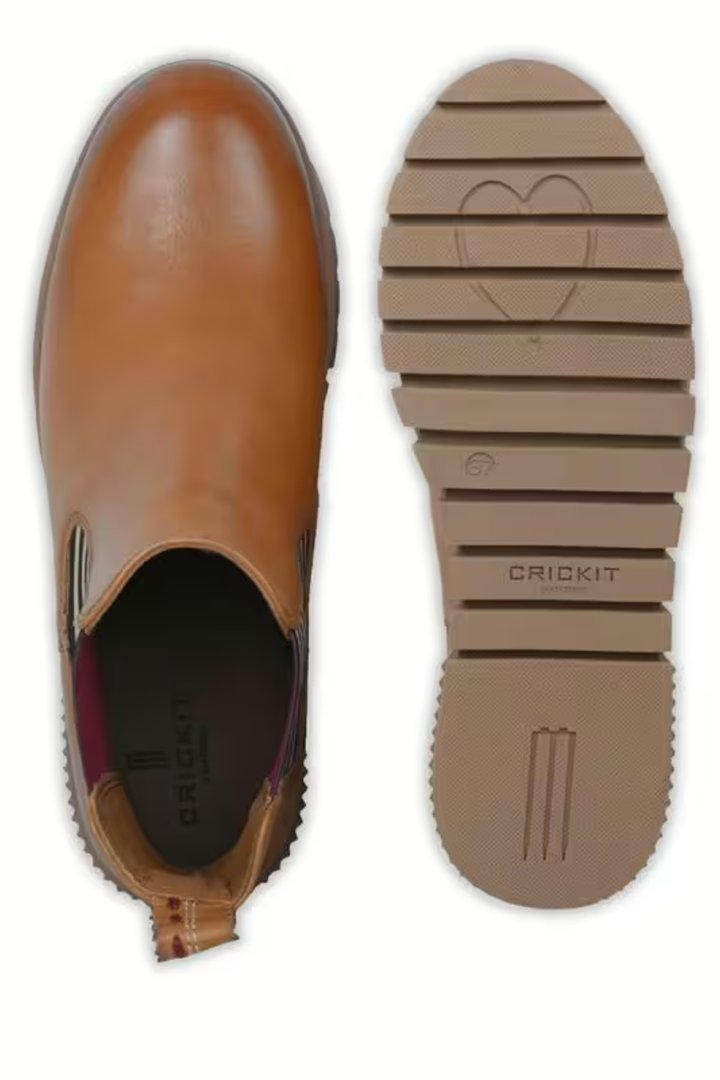 Nelly | Goldbraun Stiefelette