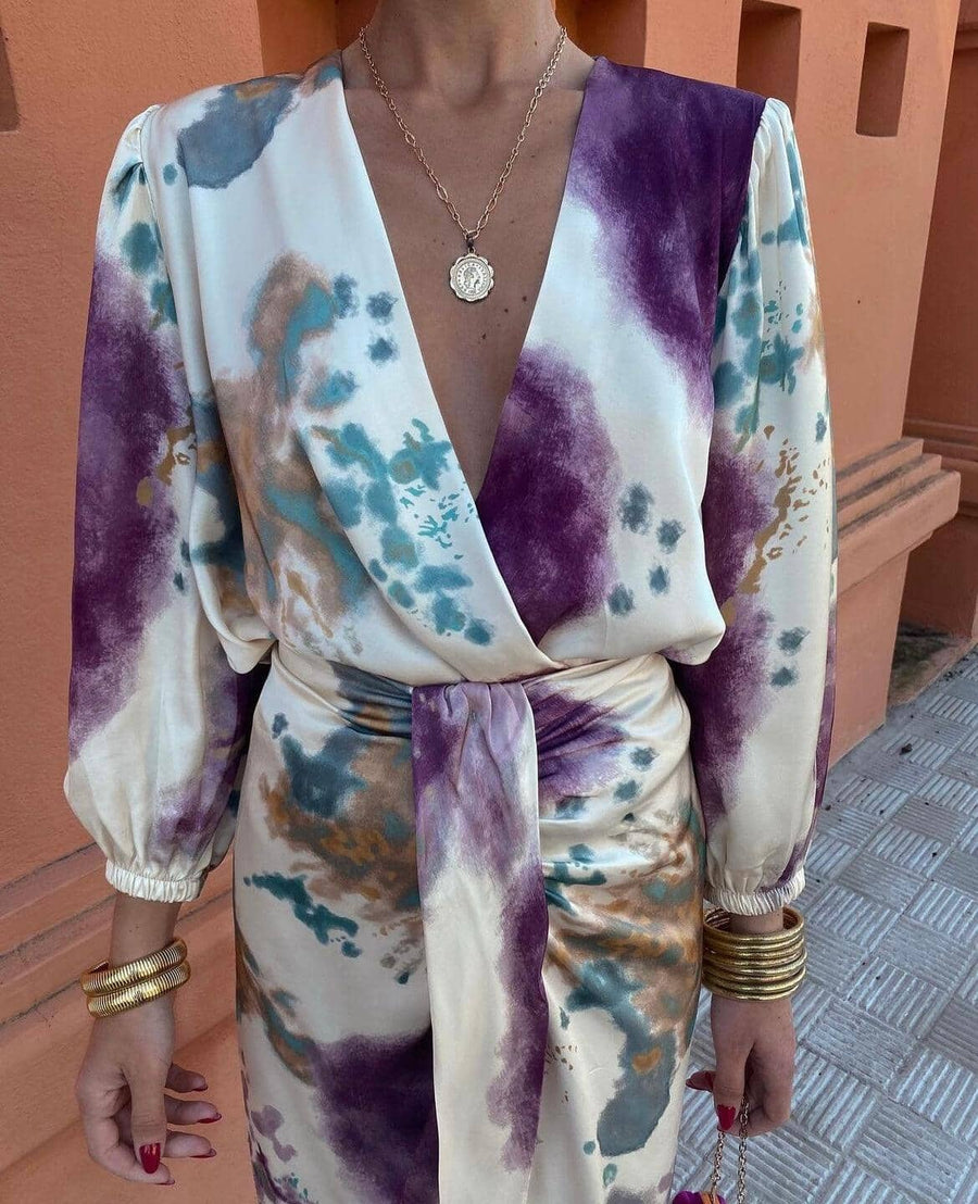 Mora Fitted Two-Piece Print Set