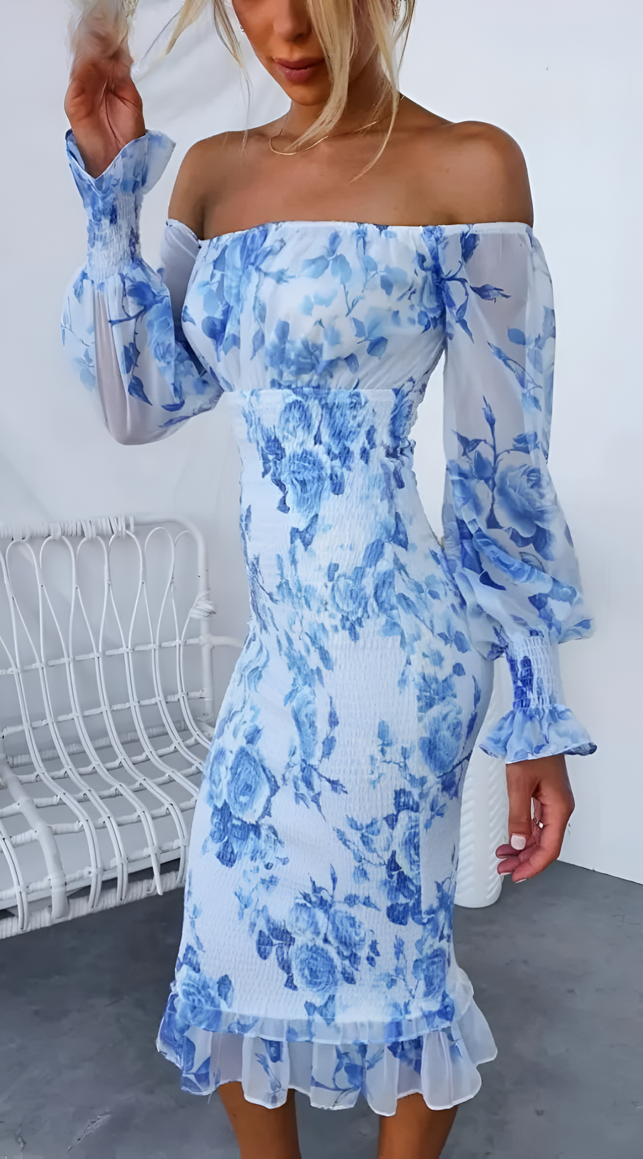 Abigail Floral Ruffled Dress