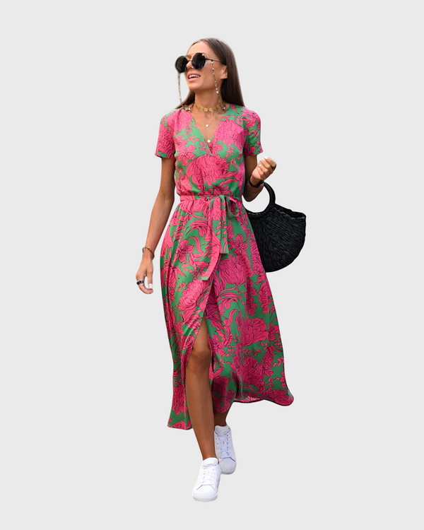 Abim elegantes Baumwollkleid