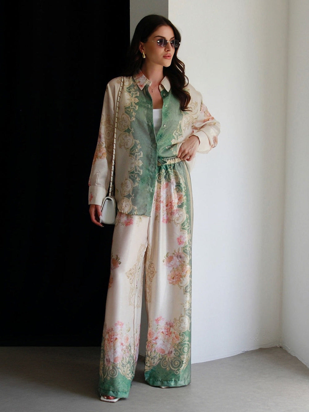 Elvara | Barock Satin Set