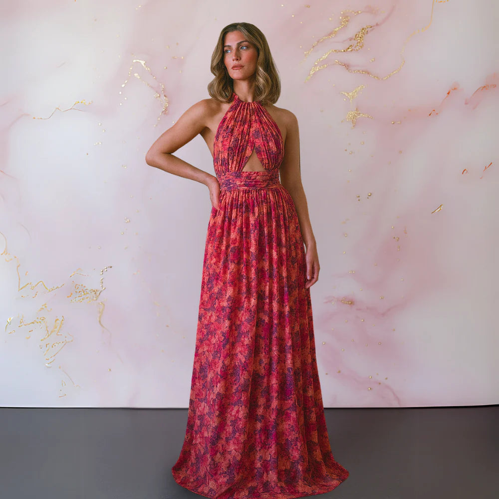 Veronica™ | Elegantes Maxikleid mit Blumenprint