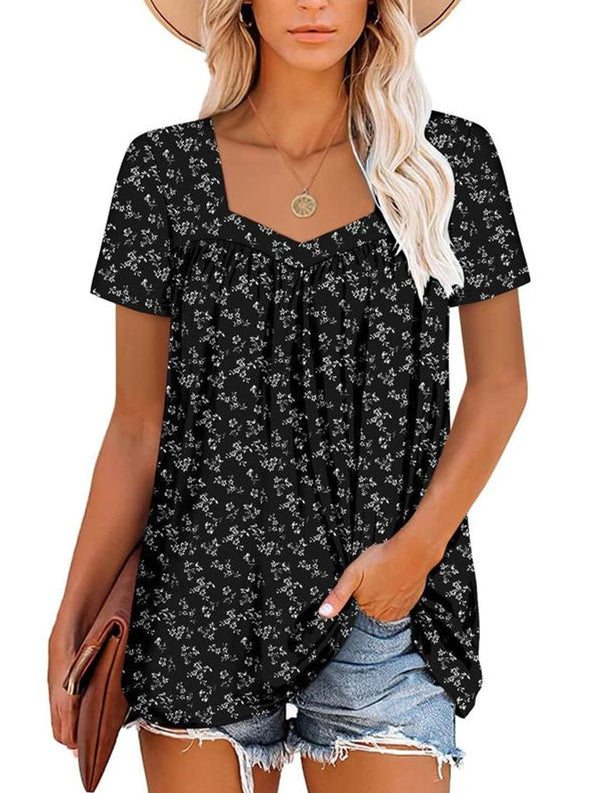 SOREYA™ | Luftiges Top mit Garten-Print