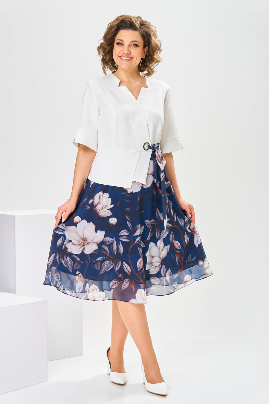 Logan Cotton-Silk Everyday Dress