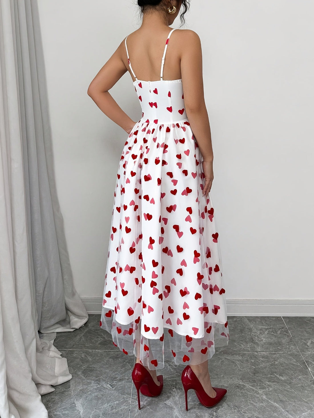 Amora Heart Slip Kleid