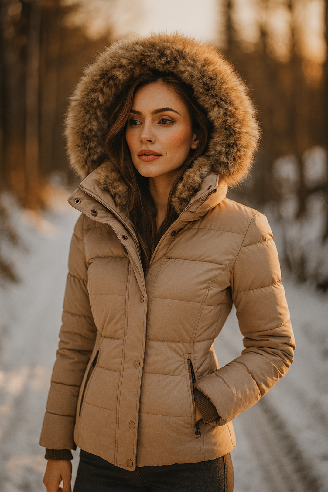 Annabeth | Pufferjacke mit Kapuze