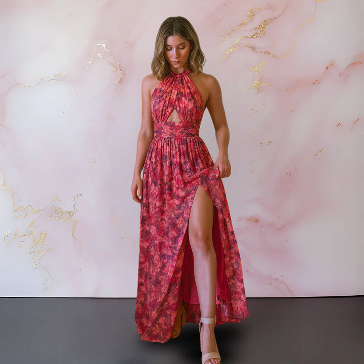 Veronica™ | Elegantes Maxikleid mit Blumenprint